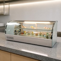 Vitrine à gâteaux de haute qualité, personnalisable, sur pied ou sur table, congélateur de présentation, vitrine de boulangerie