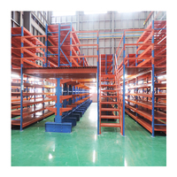 Plateformes de mezzanines en acier robuste pour entrepôt, protégées contre la corrosion, revêtement en poudre, couleur personnalisable, capacité de charge de 1000 kg/m²