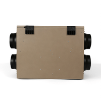 Systèmes de CVC DECETOMair, ventilateur à récupération d'énergie ERV, récupérateur, diffuseur de plafond pour salle de bain, appartement, chambre à coucher, extérieur