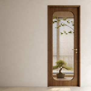 Porta Interna in Legno Composito Contemporaneo con Finitura Liscia per Casa, Villa, Hotel, Appartamento, Camera da Letto, Ingresso - Product Image 5