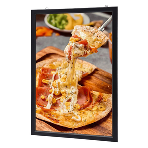 Cadre d'affiche en aluminium personnalisé, boîte à lumière LED murale, affichage publicitaire, enseigne lumineuse pour théâtre, cinéma, restaurant - Product Image 5