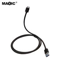 Cable de datos USB 3,0 tipo A macho A Micro B 3,0 macho, cable de disco duro externo, alta calidad, OEM, 30cm, 50cm