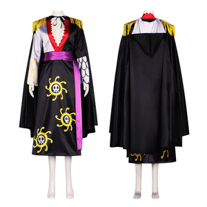 Disfraz de Cosplay de Boa Hancock de One Piece, Vestido de Anime en Negro, Rojo y Morado - Product Image 3