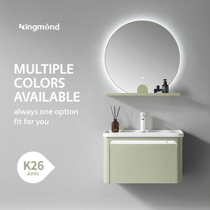 Modern Apartment Small Bathroom Wall Mounted <strong>Under</strong> <strong>Sink</strong> Base Storage <strong>Vanity</strong> <strong>Unit</strong> - Product Image 2