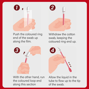 Hisopos de Algodón con Yodóforo Desechables, Hisopos de Algodón Rellenos de Líquido de Yodopovidona para Desinfección de Emergencia - Product Image 6