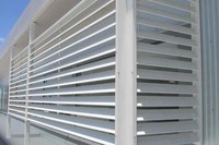 Panneaux et volets horizontaux en aluminium personnalisables en couleur, avec système de manivelle manuelle pour l'ouverture et la fermeture, pour usage extérieur, directement de Chine