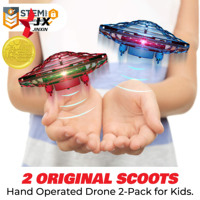 Produit tendance 2025, jouet lumineux LED UFO, drone volant à capteur de mouvement, drone RC extérieur, mini drone à commande manuelle pour enfants