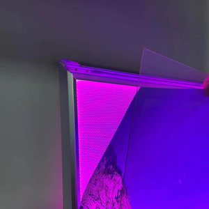 กรอบไฟ LED RGB บางเฉียบสำหรับโปสเตอร์ภาพยนตร์ กล่องไฟโฆษณา รูปทรงสี่เหลี่ยมผืนผ้า ขนาด 16x24 นิ้ว สำหรับแผ่นโปสเตอร์อนิเมะหนา 3 มม. - Product Image 1