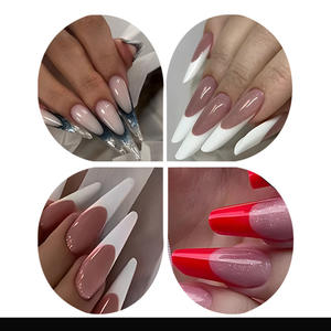 แม่พิมพ์ปลายต่อเล็บดีไซน์แบนแบบฝรั่งเศสสำหรับร้านทำเล็บ - Product Image 5