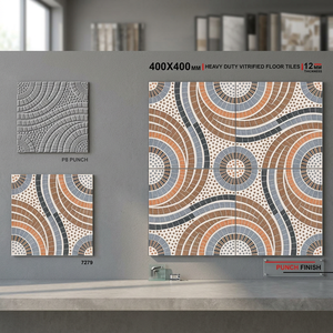 Carreaux de sol en porcelaine numérique antidérapants finition mate 40x40cm, pour extérieur, usage intensif - Product Image 2