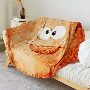 Manta de tortilla de venta directa de fábrica, manta de pan de franela personalizable de lana de buena calidad de 60 pulgadas, manta de tortilla para adultos - Product Image 2