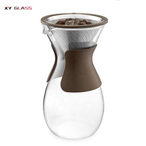 Khuyến mãi tinh tế ngắn tay thủy tinh Borosilicate nhỏ giọt cà phê <span class=keywords><strong>Maker</strong></span> - Product Image 1