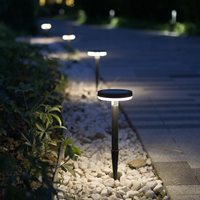 Savia lumière de sécurité solaire étanche éclairage de jardin extérieur lumière de pointe extérieure pour porte d'entrée, cour, chemin, parterres de fleurs