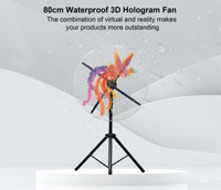 Projecteur holographique imperméable de Smartphone d'affichage de ventilateur d'IP65 3D LED pour le fournisseur extérieur d'OEM d'éducation