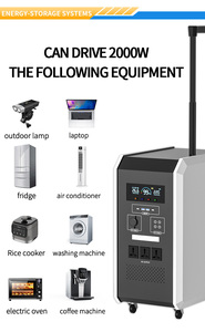 Almacenamiento de energía solar Fuente de alimentación Acampar al aire libre RV Pesca Viajes Generador Inalámbrico 2kw Estación de energía solar <span class=keywords><strong>port</strong></span>átil - Product Image 4