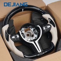 Volant de voiture avec revêtement noir piano brillant pour BMW M3 M4 M5 F02 F03 F04 F20 F22 F25 F30, fabricant de haute qualité avec LED