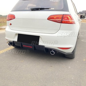 Lèvre de pare-chocs arrière, séparateur de pare-chocs arrière, diffuseur, protection de pare-chocs, kit carrosserie pour Volkswagen Golf 2014-2020, accessoires auto - Product Image 5