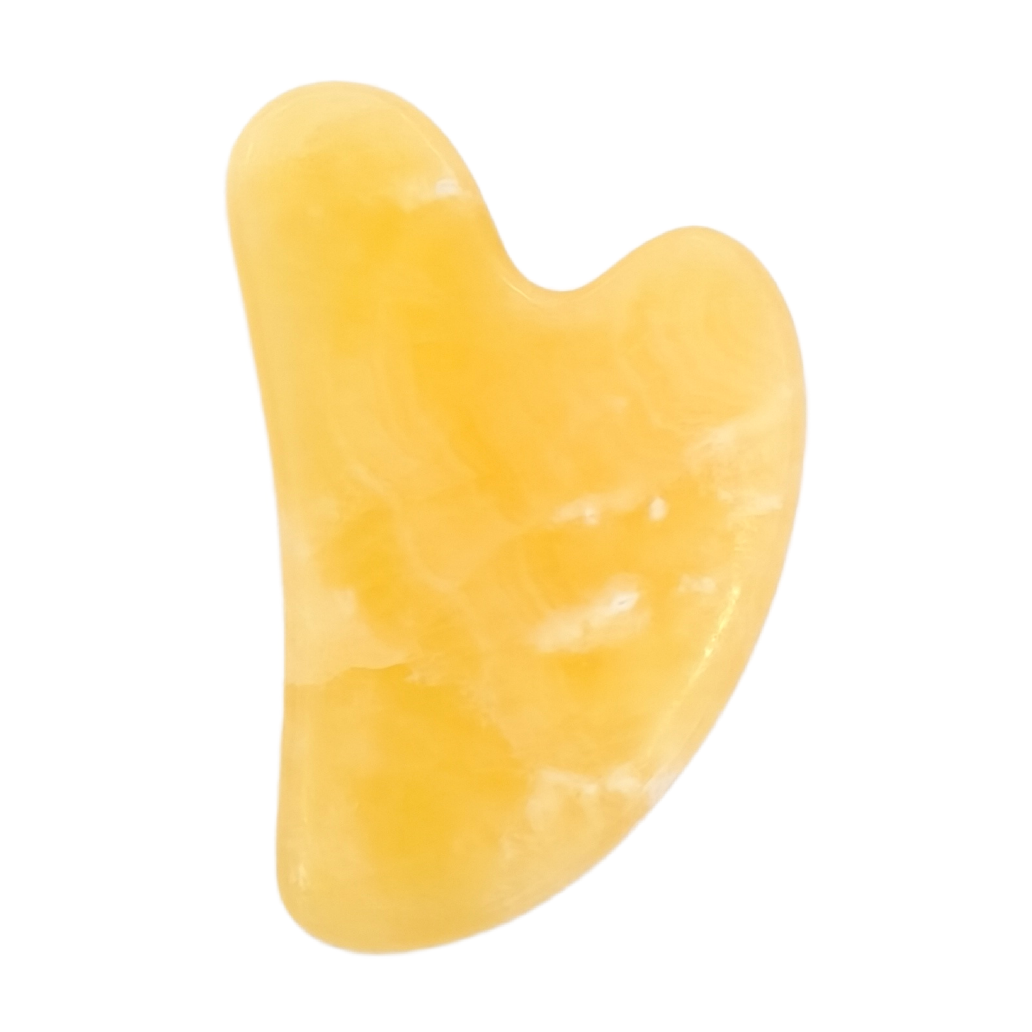 Gua Sha en Jade Jaune