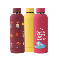 Bouteille isotherme en acier inoxydable 350ml 500ml 750ml 1000ml, contenant isolé sous vide, thermos, gourde pour le Sport, vente en gros