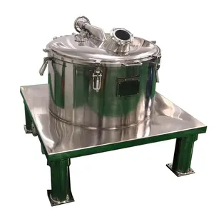 Séparateur de distillateur de centrifugeuse de panier suspendu de plat de sucre et de miel de décharge supérieure standard de la CE