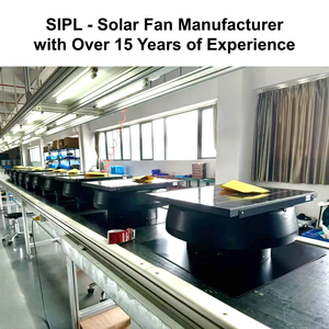 Năng lượng mặt trời gác mái mái Quạt mái thông gió không có hệ thống dây điện cho nhà máy nhà kính nhà để xe không khí nóng vắt mái <span class=keywords><strong>fan</strong></span> với năng lượng mặt trời hệ thống - Product Image 6