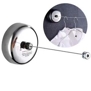 Retractable Clothesline Stainless Steel Core Clothes Dryer for Hanging Drying Shower Room Bathroom Laundry Hotel Outdoor