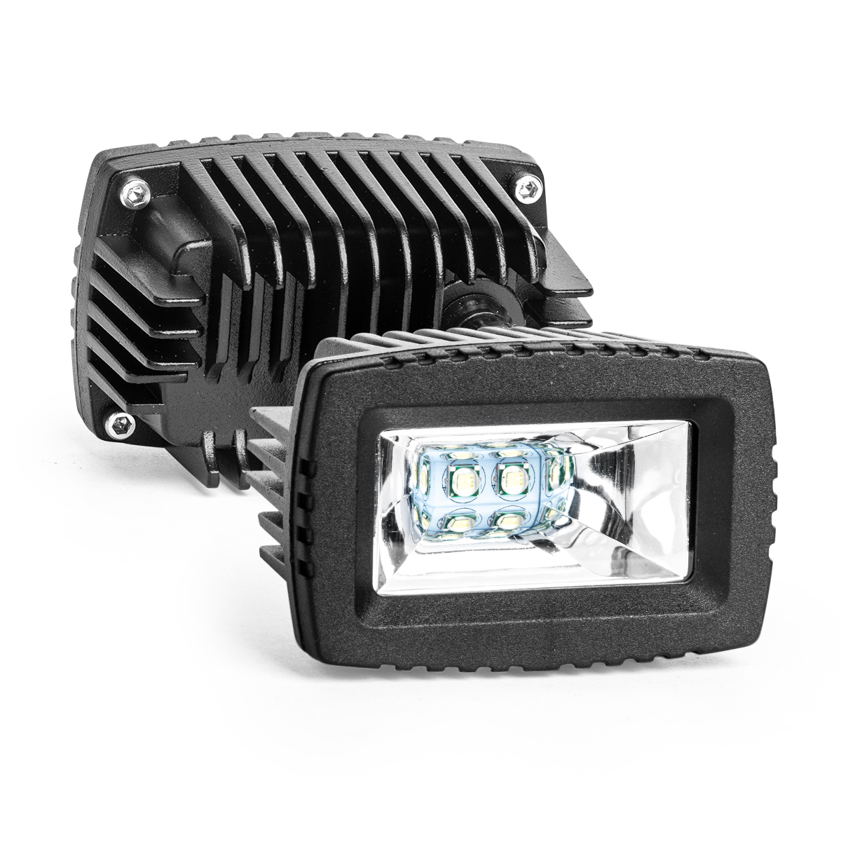 RCJ LED Lights 20W Spot Beam Offroad Auxiliary LED Driving Work Lamps for Motorcycle Truck SUV Car White LED Working Light