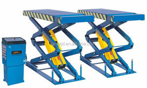 Đôi mức độ nền tảng Scissor Lift cho Bốn bánh xe liên kết - Product Image 4