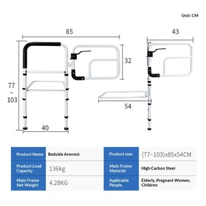 Hospital Special Double Bed Medical Nursing Bed Manual Adjustment Guardrails Comfortable Durable CE Certified 1 Year Warranty - Product Image 2