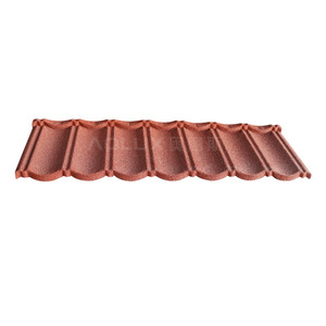 Tegole moderne in metallo rivestite in pietra colorata impermeabilizzano l'<span class=keywords><strong>isolamento</strong></span> termico e senza rumore vari colori uso Villa - Product Image 5