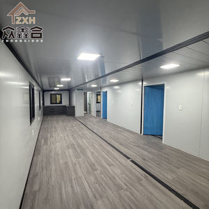 カスタム20フィート輸送コンテナハウスモデル モダンデザイン 通気性のあるサンドイッチパネル 建築模型 フラットピッチ - Product Image 5