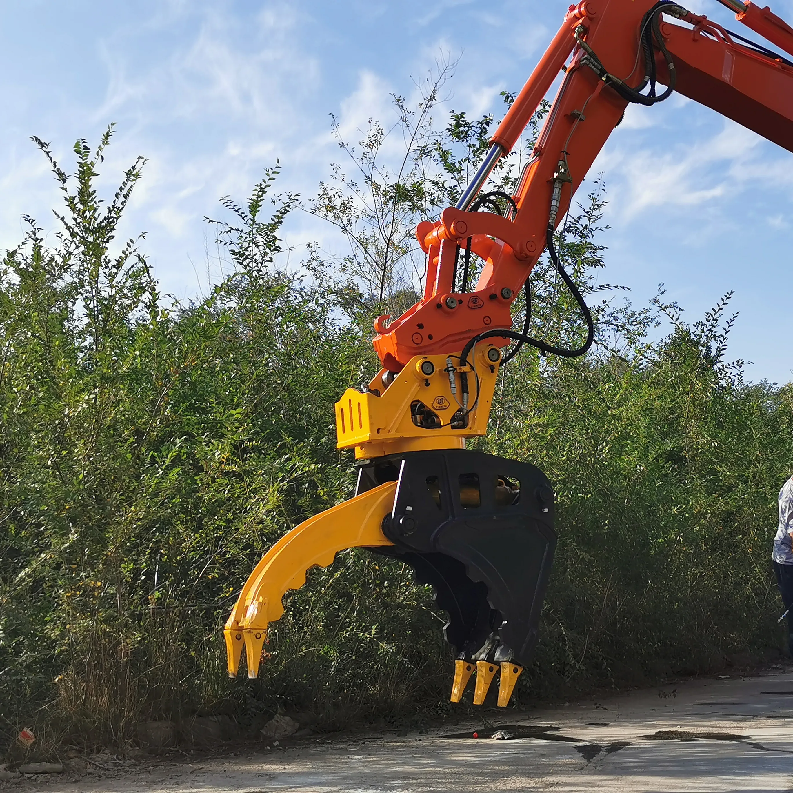 高再購入率中国工場カスタマイズOEMミニショベル油圧回転グラブバケット