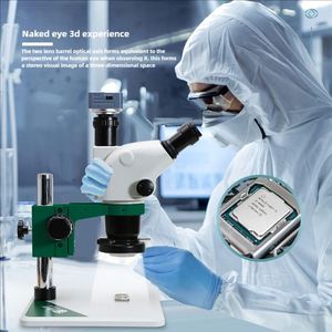 BST-X65S 6.5X-65X 금속 쌍안 스테레오 현미경 PCB 수리 시계 전화 검사 도구 - Product Image 6