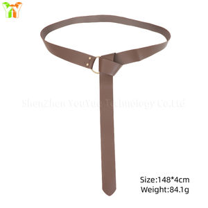 Cinturón de cuero Accesorios renacentistas Vintage Medieval Fiesta de Halloween Cosplay Disfraz Caballero Vikingo Guerrero Disfraz - Product Image 5