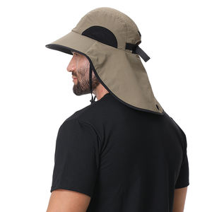 المصنع مباشرة الصيف في الهواء الطلق البوليستر حماية قبعات مع حماية الرقبة للرجال - Product Image 3