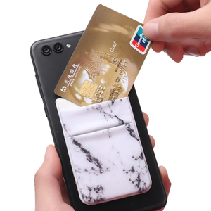 Étui de téléphone en Lycra avec poche adhésive, pochette arrière pour téléphone, pochette pour carte d'identité, portefeuille de téléphone en Lycra, porte-cartes de crédit - Product Image 4