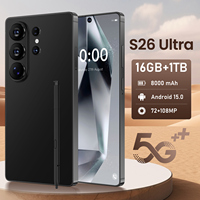 Nuevo Smartphone S26Ultra 5G con Android 15, 16GB+1TB, Doble SIM, HD, Deca Core, en Francés, Español e Inglés