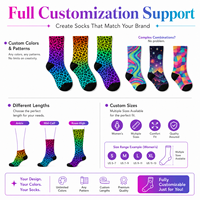 Chaussettes de sport en coton pour femmes, personnalisées avec logo OEM, respirantes, écologiques, imprimées en sérigraphie