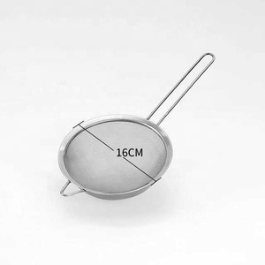 Passoire en acier inoxydable 16 cm 60 mailles, pour lait de soja, jus, sésame, cuisine domestique, cuillère à nouilles, <span class=keywords><strong>tamis</strong></span> à farine <span class=keywords><strong>chinois</strong></span> - Product Image 3