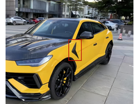 Kit de carrosserie de décoration de pare-chocs avant en fibre de carbone sèche style Topcar pour Lamborghini URUS S, avec décoration de type aileron de requin
