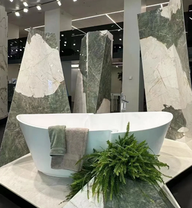 Prezzo verde <span class=keywords><strong>venezia</strong></span> lastra <span class=keywords><strong>di</strong></span> pietra sinterizzata per decorazione d'interni sala rivestimento della parete cucina isola arredamento bagno - Product Image 2