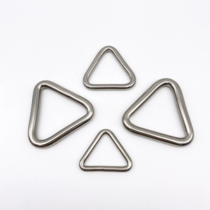 Chất lượng cao thép không gỉ 316 Delta liên kết Hàn Vòng Kim Loại tam giác nhanh chóng liên kết vòng phần cứng gian lận - Product Image 1