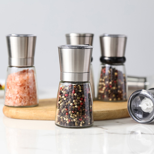 Dụng Cụ Nhà Bếp Muối Và Hạt Tiêu Máy Xay Thép Không Gỉ Gốm Burr Của Nhãn Hiệu Gia Vị Máy Xay Nhà Máy - Product Image 1
