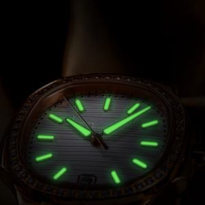 Moda 3bar cornice di cristallo impermeabile luminoso data Relojes De Dama De Marca personalizzabile di lusso donna orologio al quarzo - Product Image 4