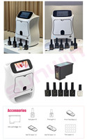 Portable automatique 3D imprimante à ongles lampe UV bricolage modèles photo Mobile ongles Art énergie électrique pour l'impression d'autocollants polonais