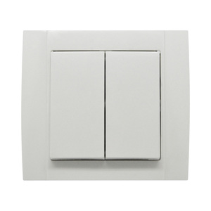 MVAVA-<span class=keywords><strong>Panel</strong></span> de PC a precios económicos de fábrica, 1 Banda, 2 bandas de potencia, toma eléctrica dual de la UE, botón pulsador de pared para el hogar, interruptores de luz y enchufe - Product Image 3