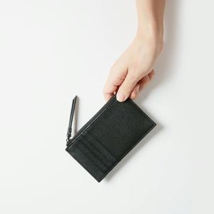 Tarjetero de Cuero de Lujo con 5 Ranuras, Monedero con Cremallera y Portamonedas, Precio Bajo - Product Image 4