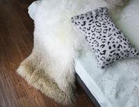 Couverture décorative en vraie peluche royale blanche pour lapin Rex, assiette en fourrure de lapin Rex