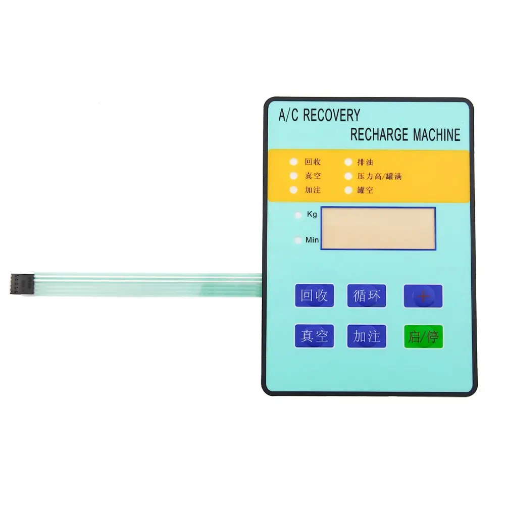 High Performance custom types waterproof membrane switch manufacturer