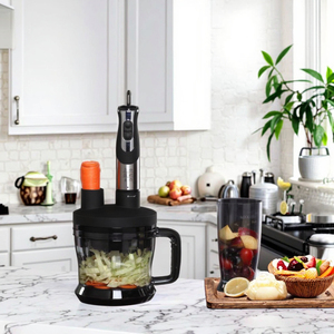 Điện Tay Máy xay sinh tố thép không gỉ nhà ở & trục & lưỡi và Titanium tráng lưỡi cho nhà bếp - Product Image 1